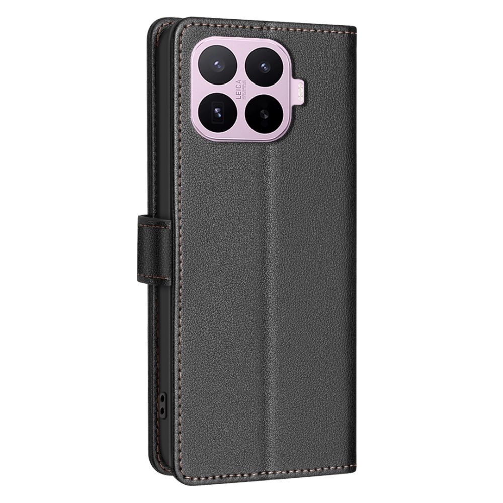 BINFEN könyvformájú tok a Xiaomi 17T Pro-hoz – fekete