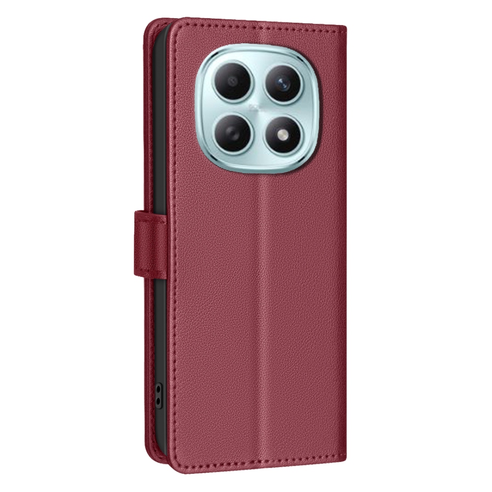 BINFEN könyv tok Xiaomi Poco M8 5G/Redmi Note 15 5G/Note 15 4G - piros