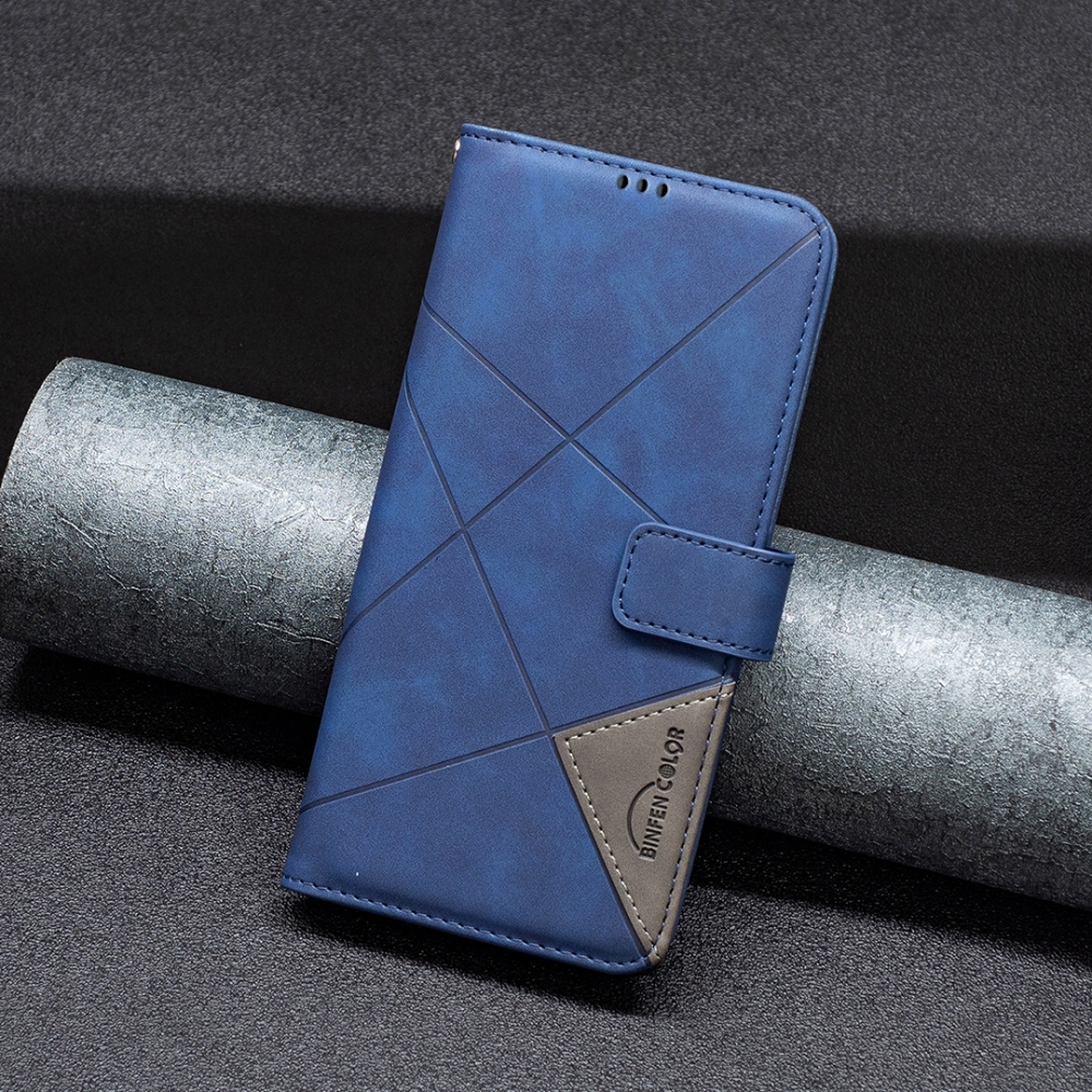 BINFEN könyvformájú tok a Xiaomi Redmi 17 4G/5G-hez – kék