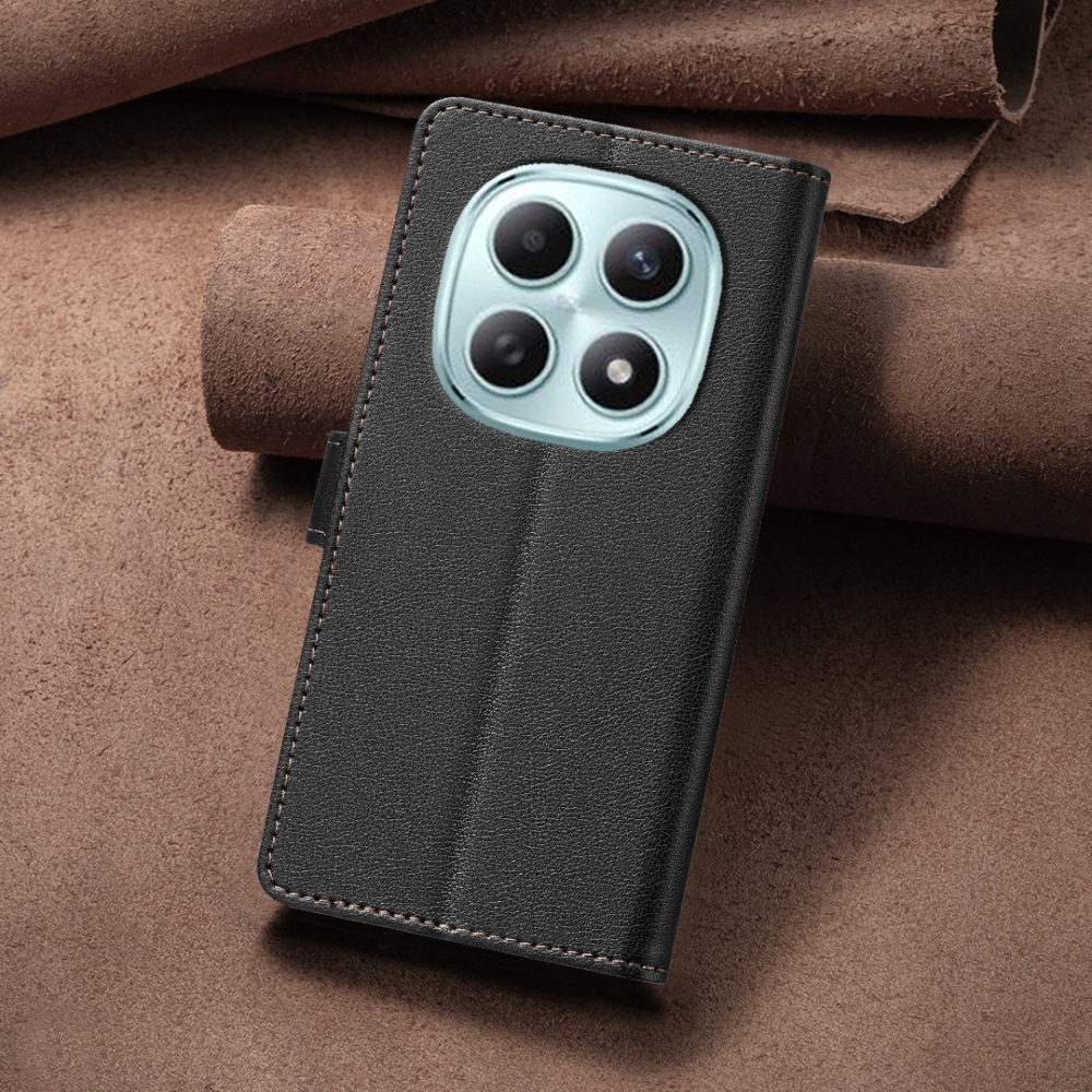 BINFEN könyv tok Xiaomi Redmi Note 15 Pro+ 5G/Xiaomi Poco M8 Pro 5G - fekete