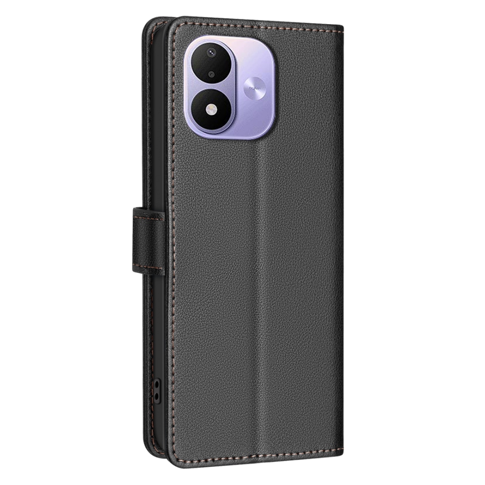 BINFEN könyvszerű tok a Xiaomi Redmi Note 17 Pro 5G-hez – fekete