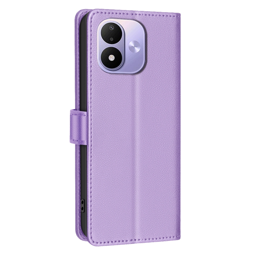 BINFEN könyvformájú tok a Xiaomi Redmi Note 17 Pro 5G-hez – lila