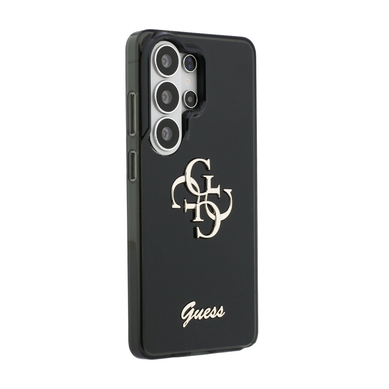Guess IML 4G Script fém logó hátlap Samsung Galaxy 26 Ultra fekete