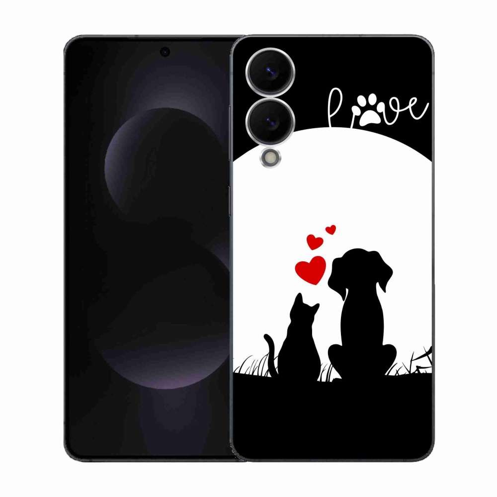 Gél borítás mmCase Samsung Galaxy S25 Edge készülékhez - állatszerelem