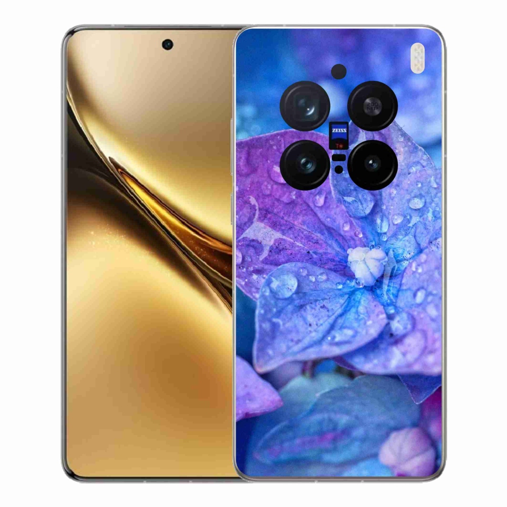 Zselés borítás mmCase a Vivo X200 Pro 5G készülékhez - lila virág