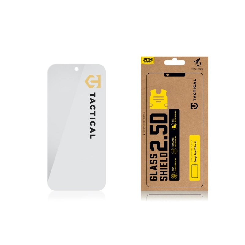 Taktikai üvegpajzs 2.5D üveg a Google Pixel 10 Pro XL számára Tiszta