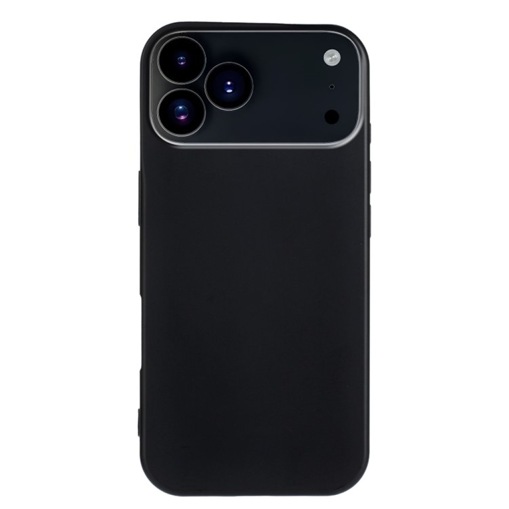 Matt zselés tok iPhone 17 Pro készülékhez - fekete