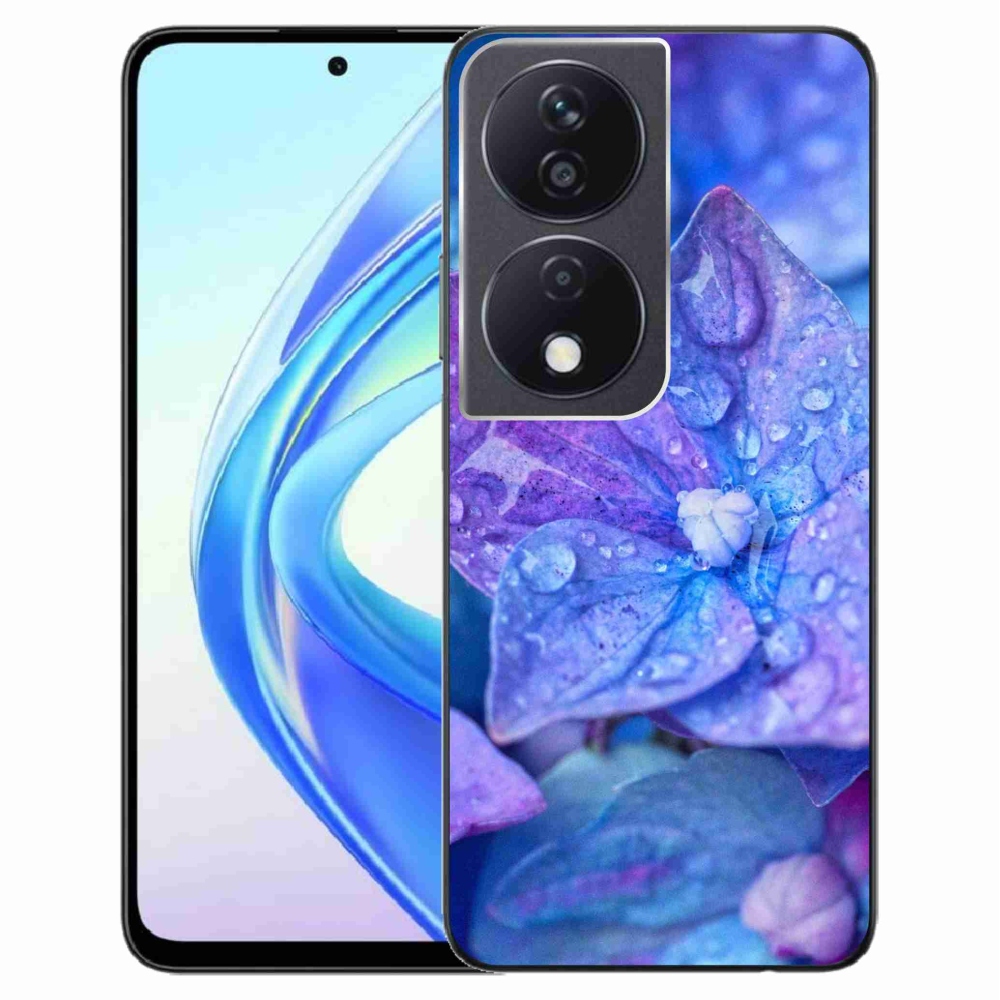 Gél védőhuzat mmCase a Honor X7b/Honor 90 Smart készülékhez - lila virág