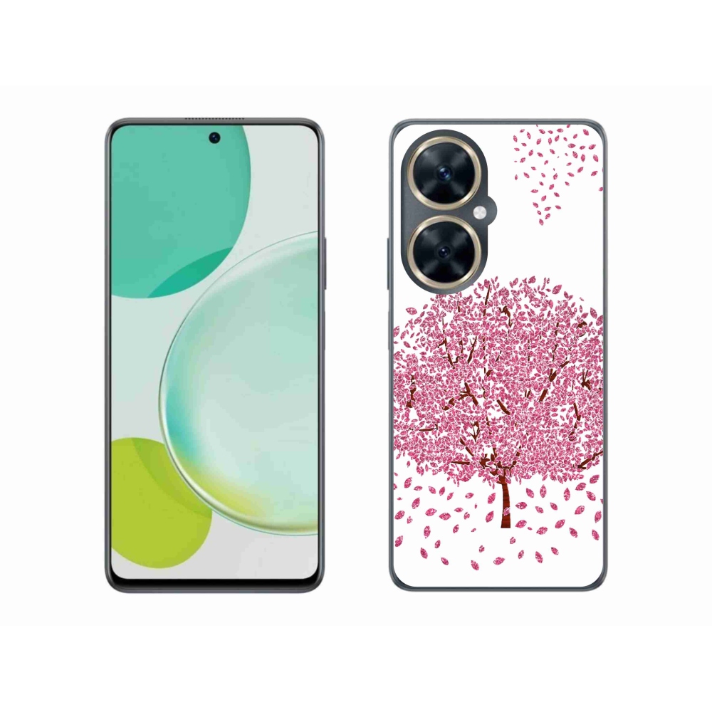 Gél borító mmCase a Huawei Nova 11i készülékhez - rajzfilmfa levelekkel