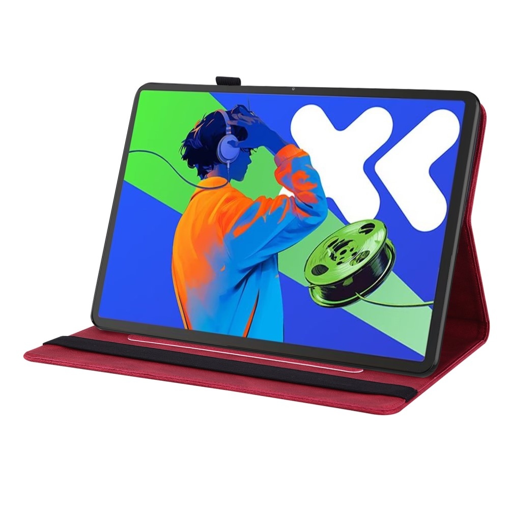 Pillangó táblagép tok Lenovo Idea Tab Pro 12.7 - piros