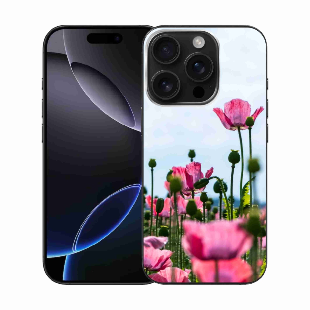 Zselés borítás mmCase iPhone 16 Pro készülékhez - mákos színű