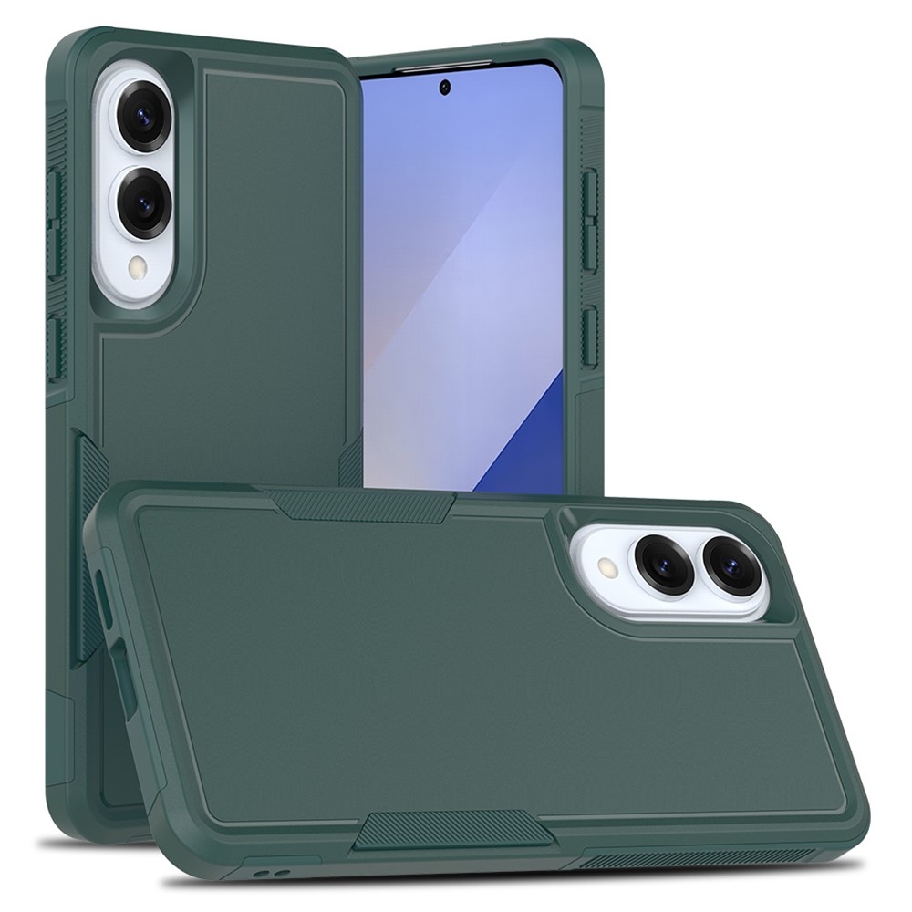 Ütésálló, tartós borítás Samsung Galaxy S25 Edge készülékhez - sötétzöld