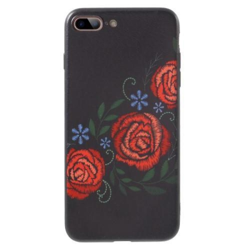 Bloom zselés tok iPhone 7 Plus és iPhone 8 Plus készülékhez - rózsaszín