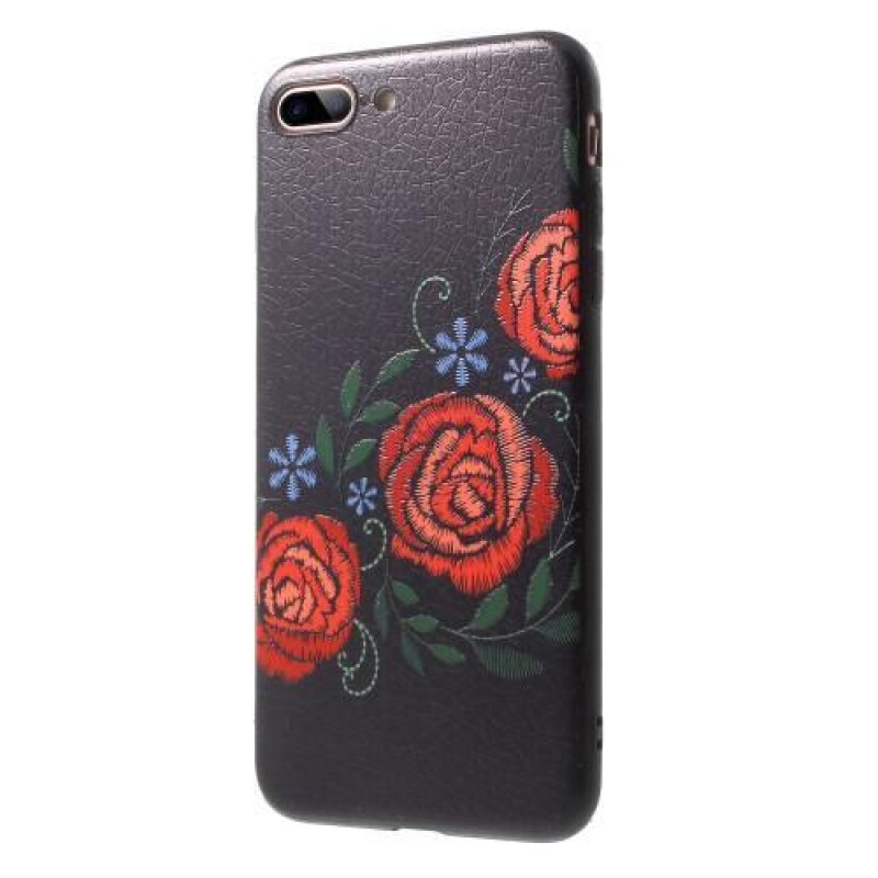 Bloom zselés tok iPhone 7 Plus és iPhone 8 Plus készülékhez - rózsaszín