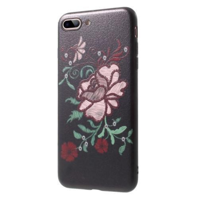 Bloom zselés tok iPhone 7 Plus és iPhone 8 Plus készülékhez - nagyméretű virág