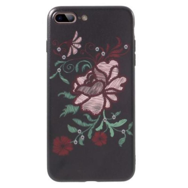 Bloom zselés tok iPhone 7 Plus és iPhone 8 Plus készülékhez - nagyméretű virág