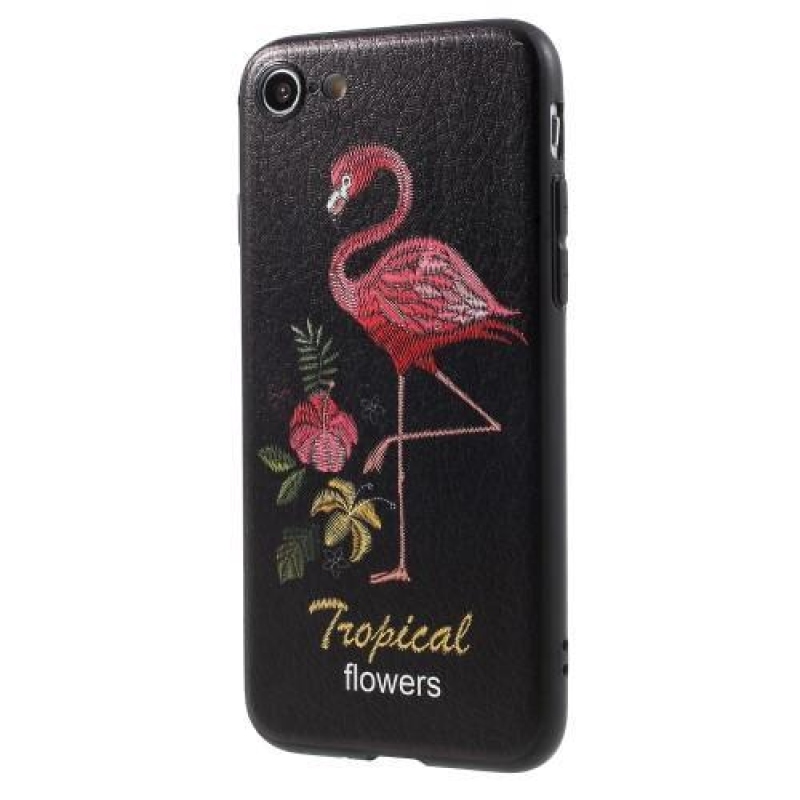 Bloom zselés tok iPhone 8 és iPhone 7 készülékhez - flamingó