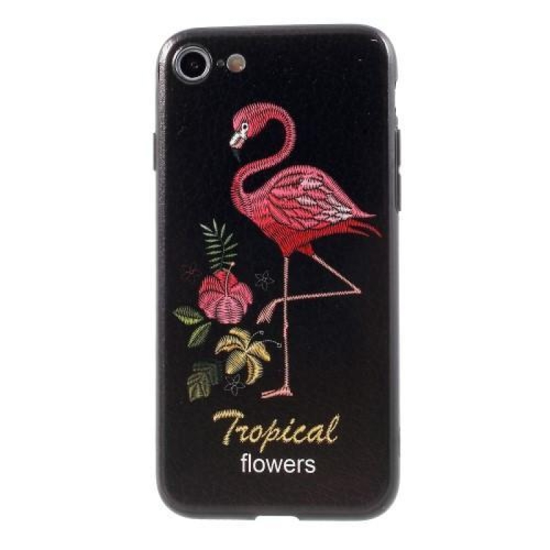 Bloom zselés tok iPhone 8 és iPhone 7 készülékhez - flamingó