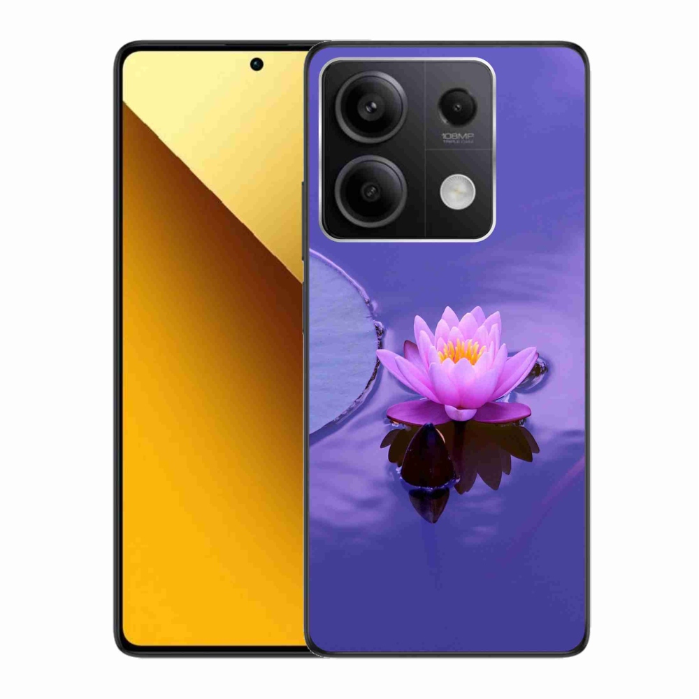 Gél tok mmCase a Xiaomi Redmi Note 13 5G számára - virág a felületen