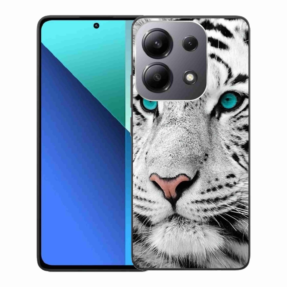 Gél borítás mmCase a Xiaomi Redmi Note 13-hoz - fehér tigris