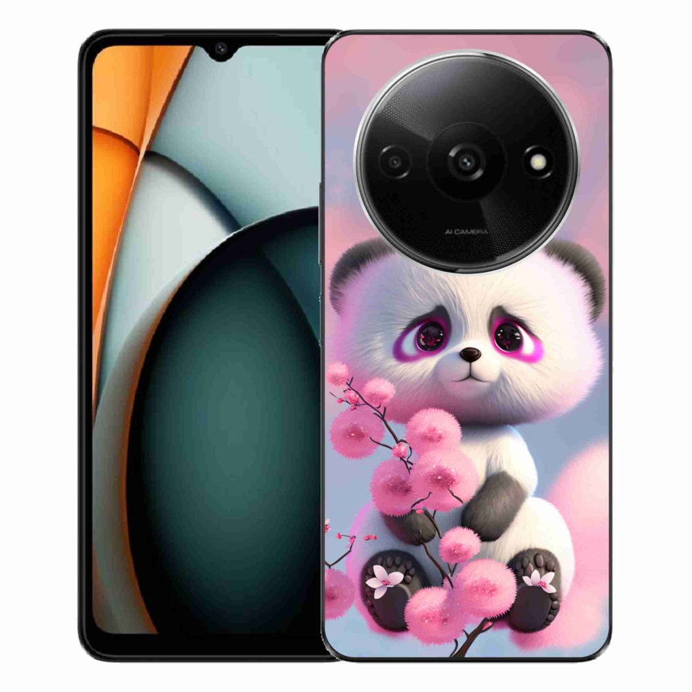 Gél borítás mmCase a Xiaomi Redmi A3-hoz - aranyos panda 1