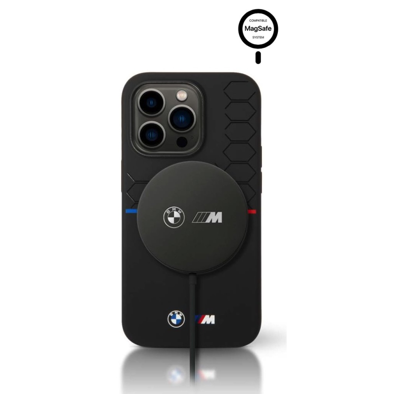 BMW M Edition 15W-os mágneses vezeték nélküli töltő Fekete