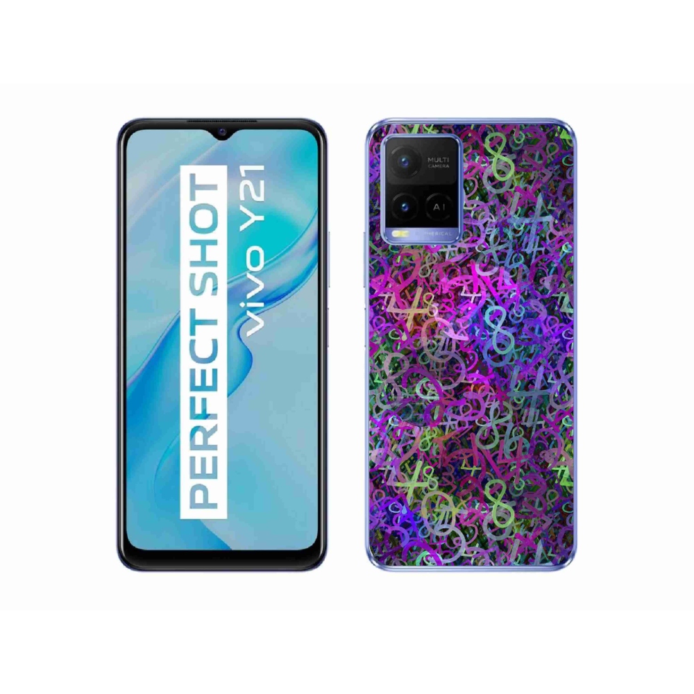 Zselés borítás mmCase a Vivo Y21/Y21s/Y33s készülékhez - absztrakt motívum 25