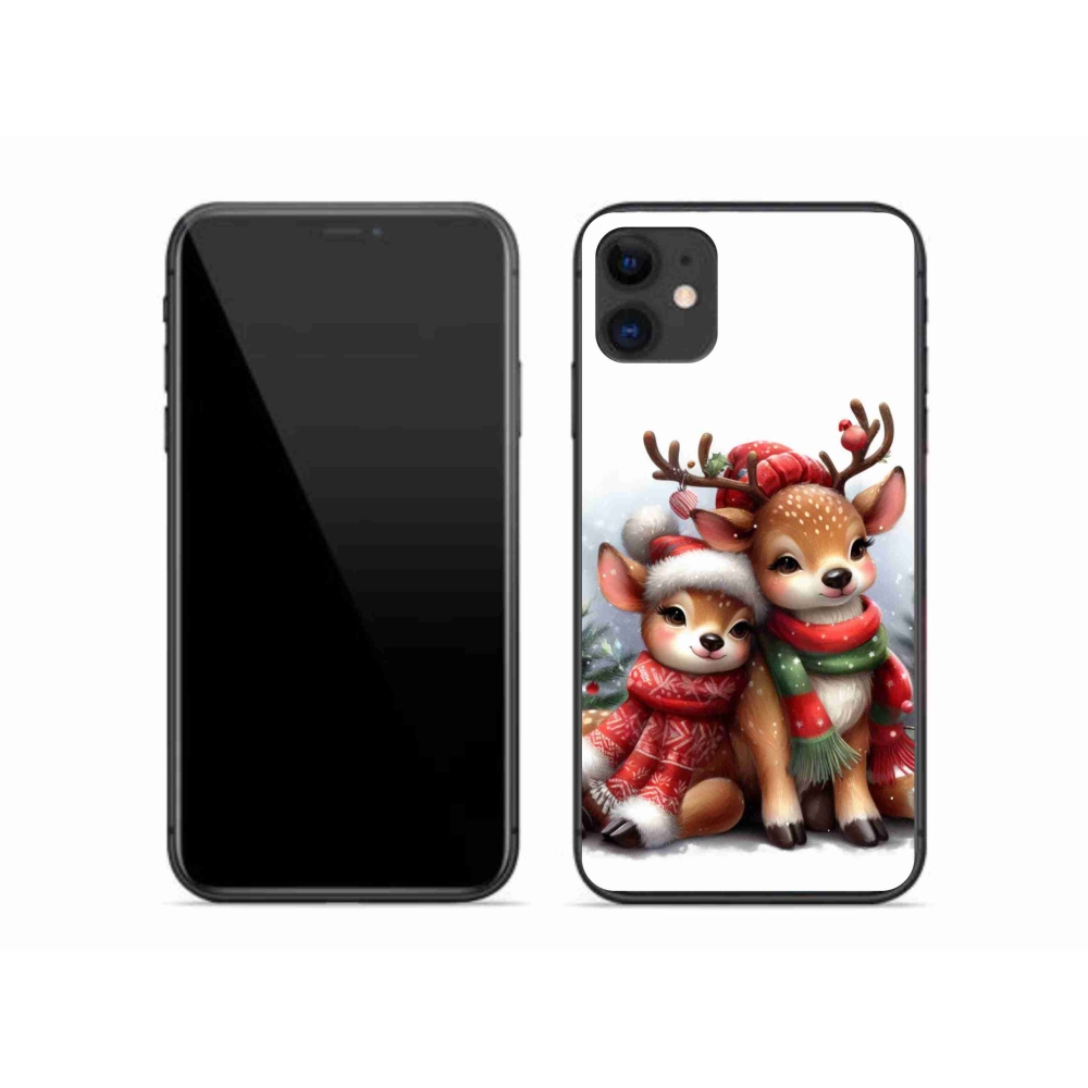 Gél borítás mmCase iPhone 11 készülékhez - Karácsonyi rénszarvas