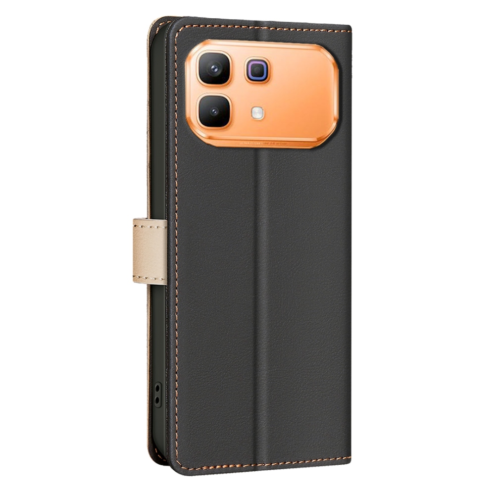 BNF DUO könyvtáska Infinix Note 60 5G/Note 60 Pro 5G készülékhez - fekete