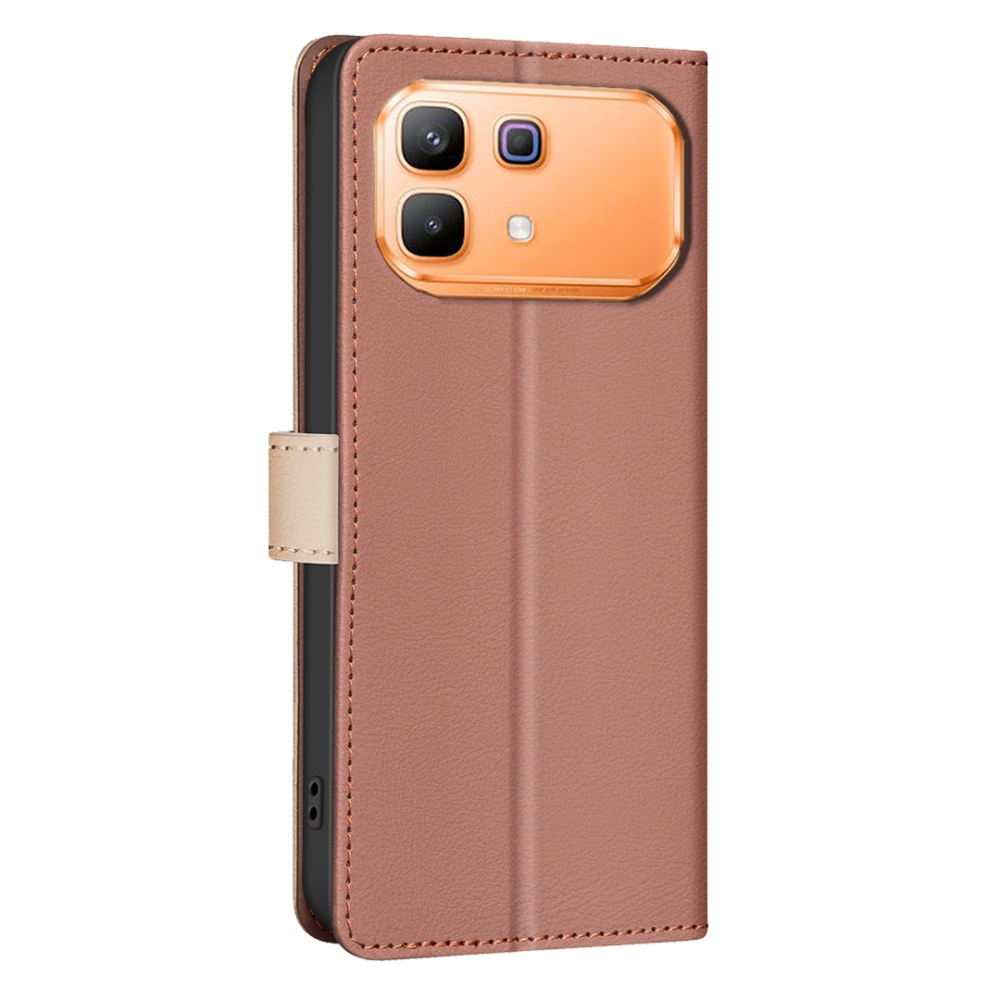 BNF DUO könyvtáska Infinix Note 60 5G/Note 60 Pro 5G - barna színben