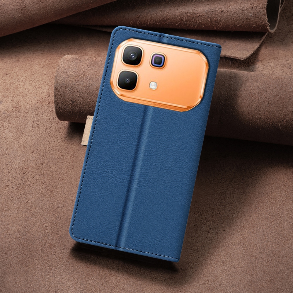 BNF DUO könyvtáska Infinix Note 60 5G/Note 60 Pro 5G - kék