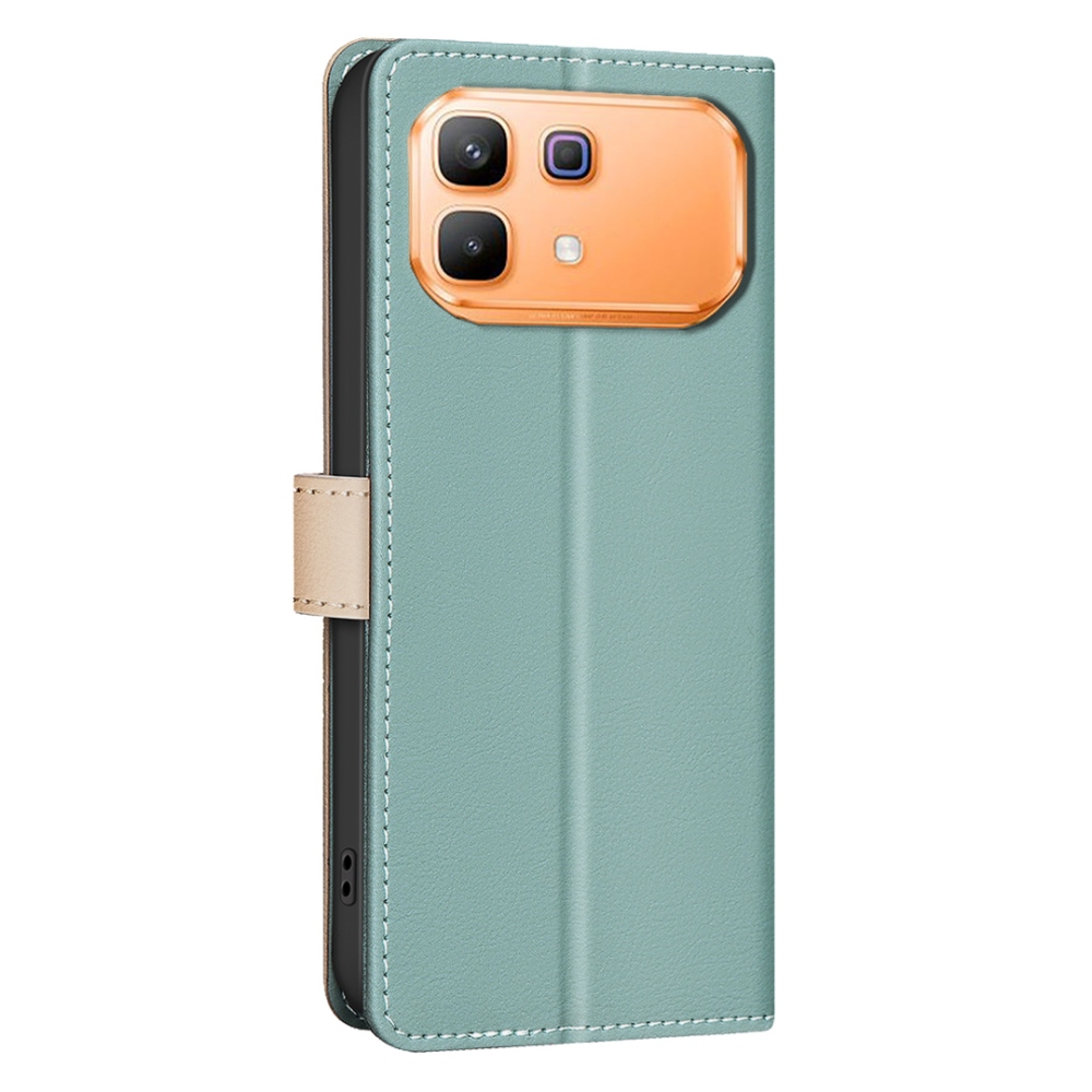 BNF DUO könyvtáska Infinix Note 60 5G/Note 60 Pro 5G - zöld