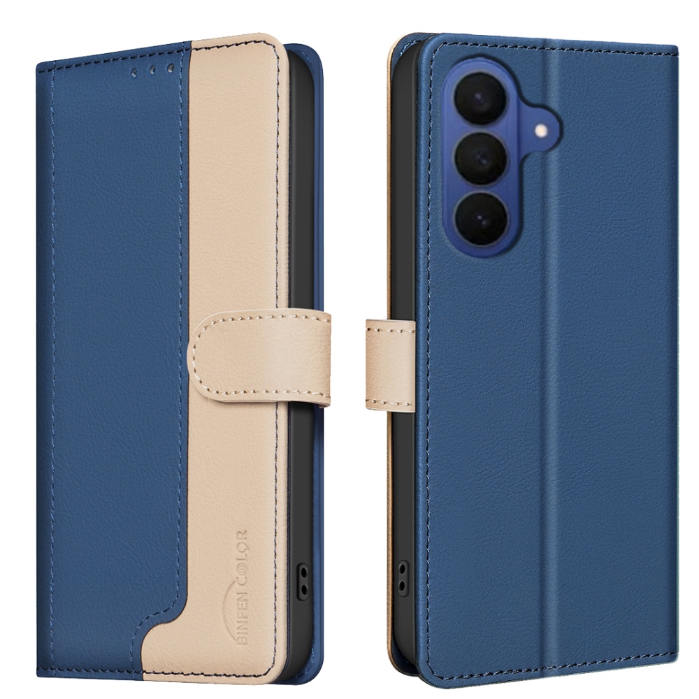BNF DUO könyvszerű tok a Samsung Galaxy S26 FE-hez – kék