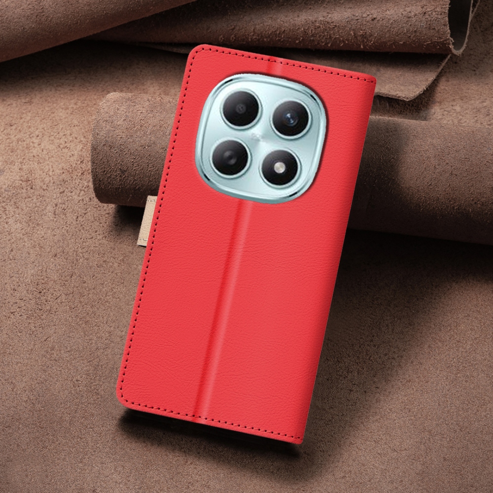 BNF DUO könyvtáska Xiaomi Poco M8 5G/Redmi Note 15 5G/Note 15 4G - piros