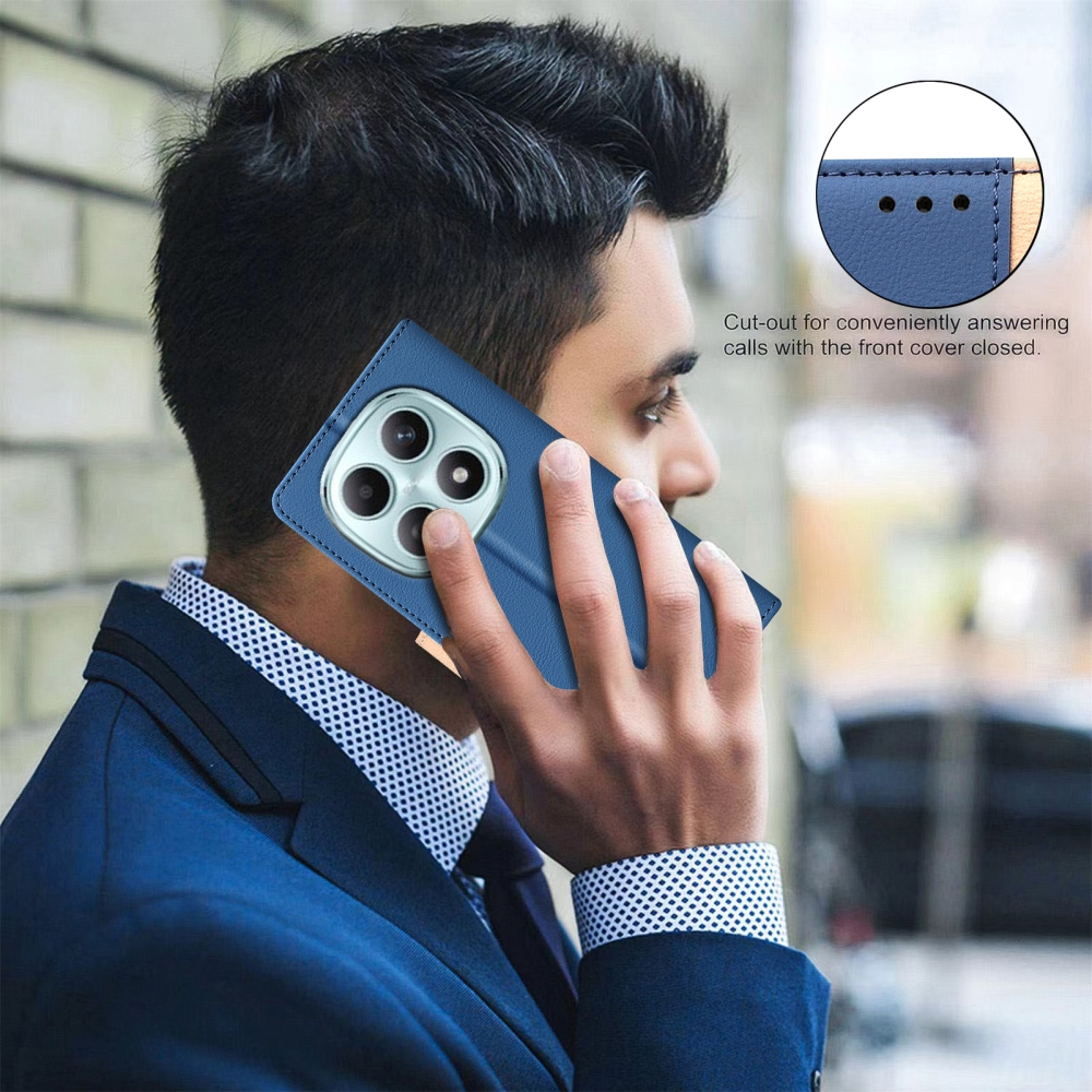 BNF DUO könyv tok Xiaomi Poco M8 5G/Redmi Note 15 5G/Note 15 4G - kék