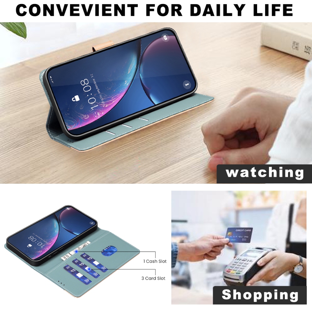 BNF DUO könyv tok Xiaomi Poco M8 5G/Redmi Note 15 5G/Note 15 4G - zöld