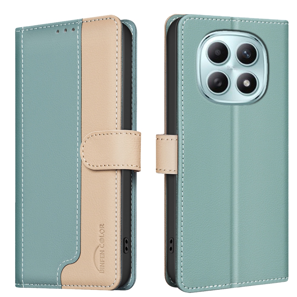 BNF DUO könyv tok Xiaomi Poco M8 5G/Redmi Note 15 5G/Note 15 4G - zöld