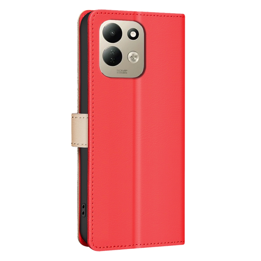 BNF DUO könyvszerű tok a Xiaomi Redmi 17 4G/5G-hez – piros