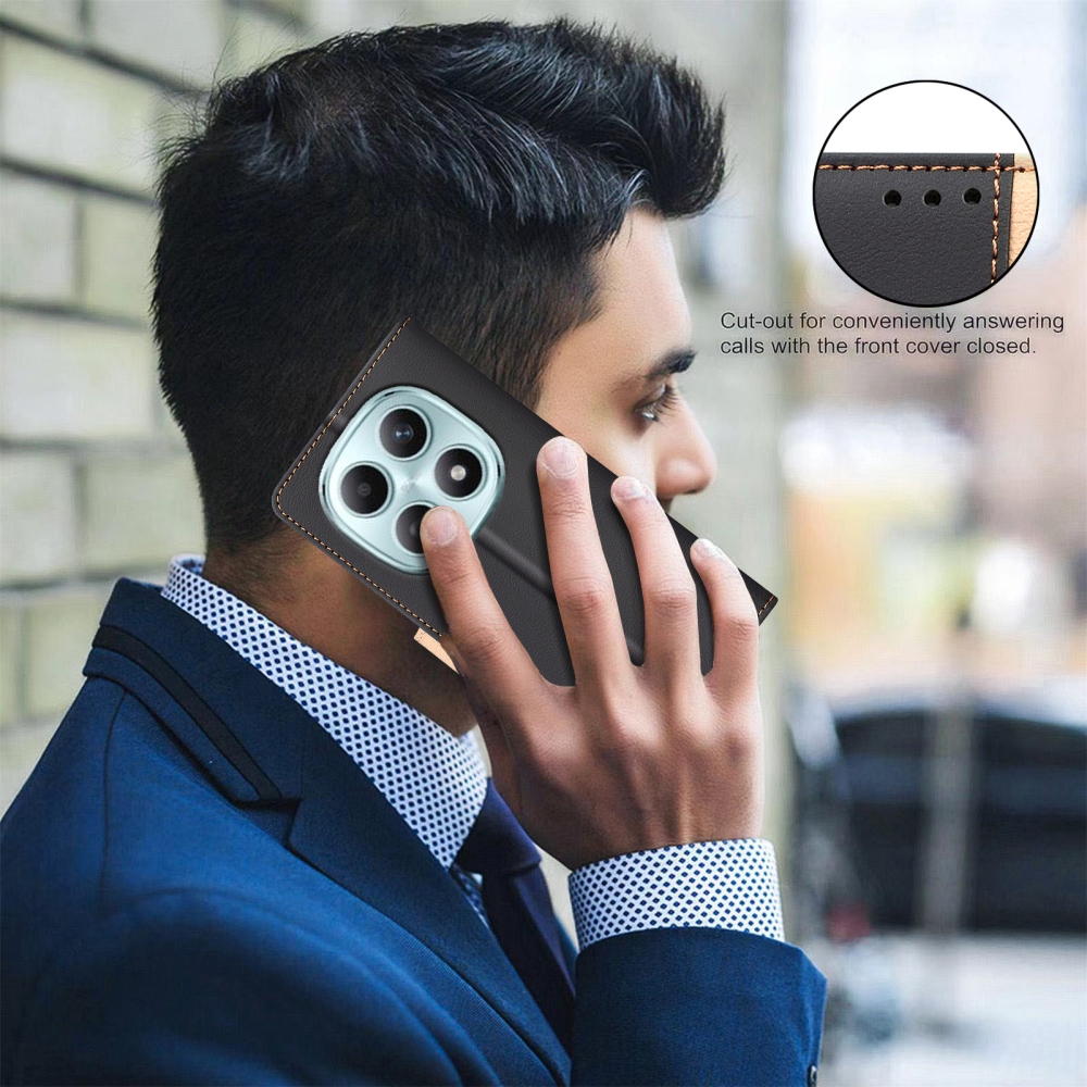 BNF DUO könyvtáska Xiaomi Redmi Note 15 Pro 5G - fekete