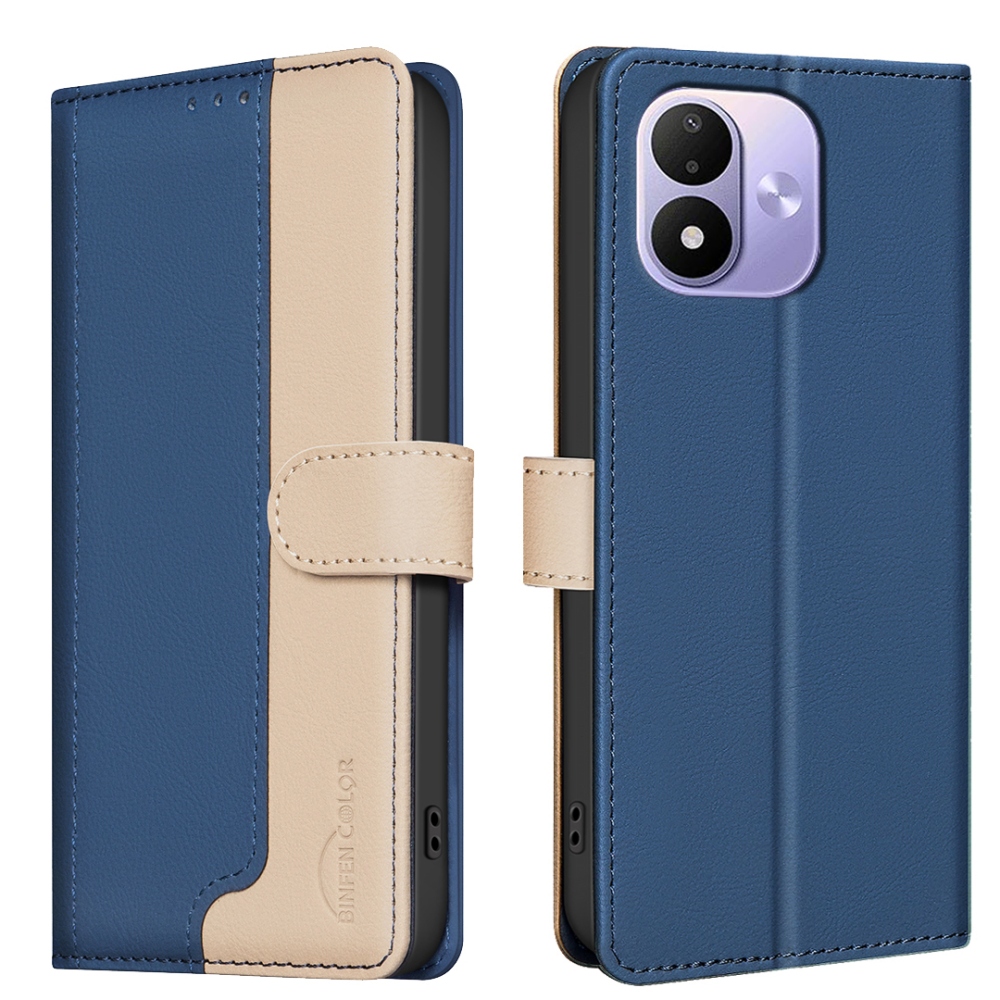 BNF DUO könyvszerű tok a Xiaomi Redmi Note 17 Pro 5G-hez – kék