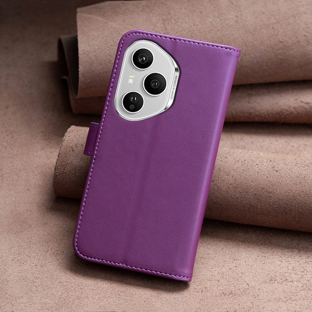 BNF könyvtáska Honor 400 Pro-hoz - sötétlila