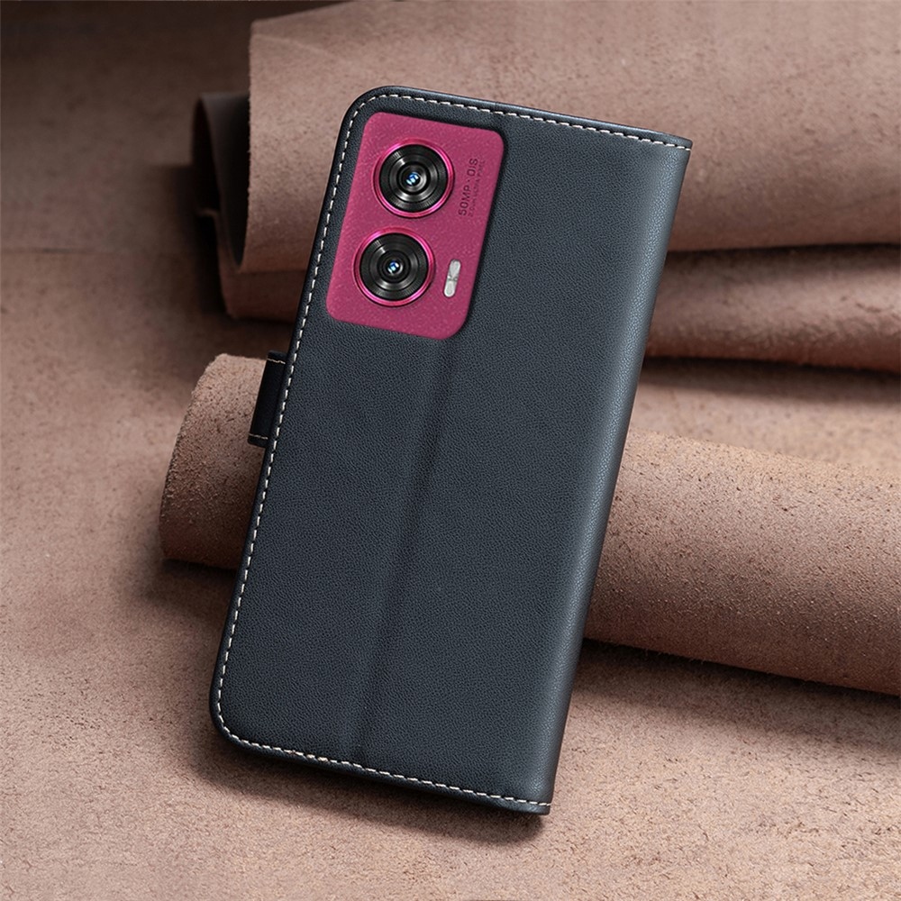 BNF könyvtáska a Motorola Edge 50 Fusion 5G készülékhez - fekete