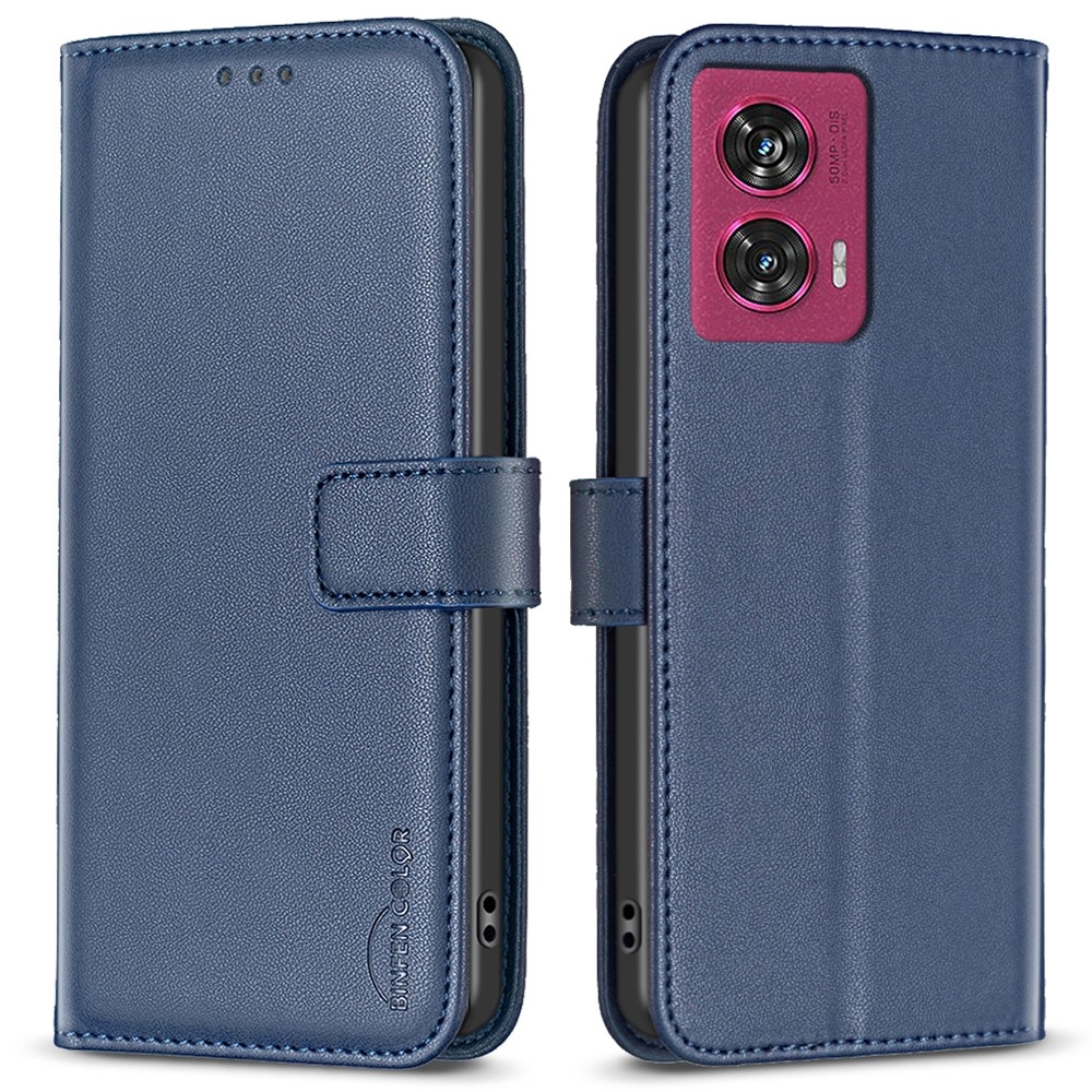 BNF könyvtáska a Motorola Edge 50 Fusion 5G készülékhez - kék