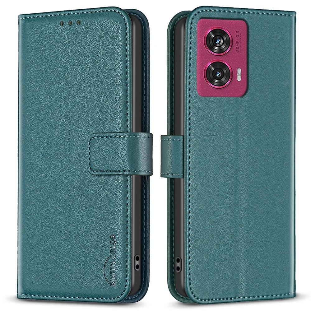 BNF könyvtáska a Motorola Edge 50 Fusion 5G készülékhez - zöld