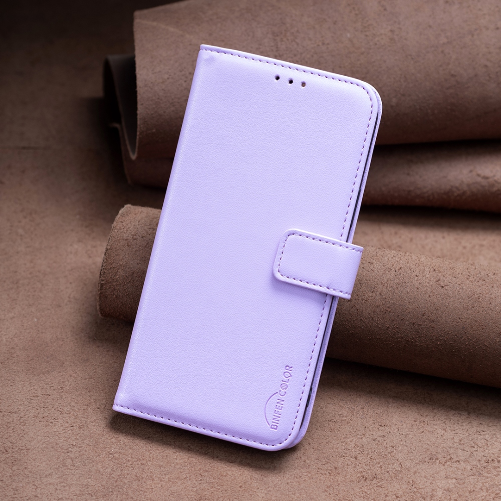 BNF könyvtáska a Realme 16 Pro+ 5G készülékhez - világos lila