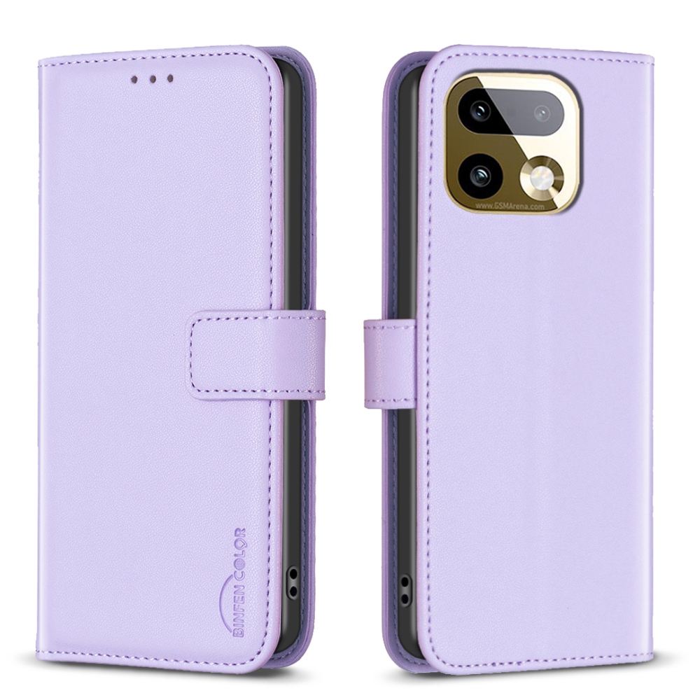 BNF könyvtáska a Realme 16 Pro+ 5G készülékhez - világos lila