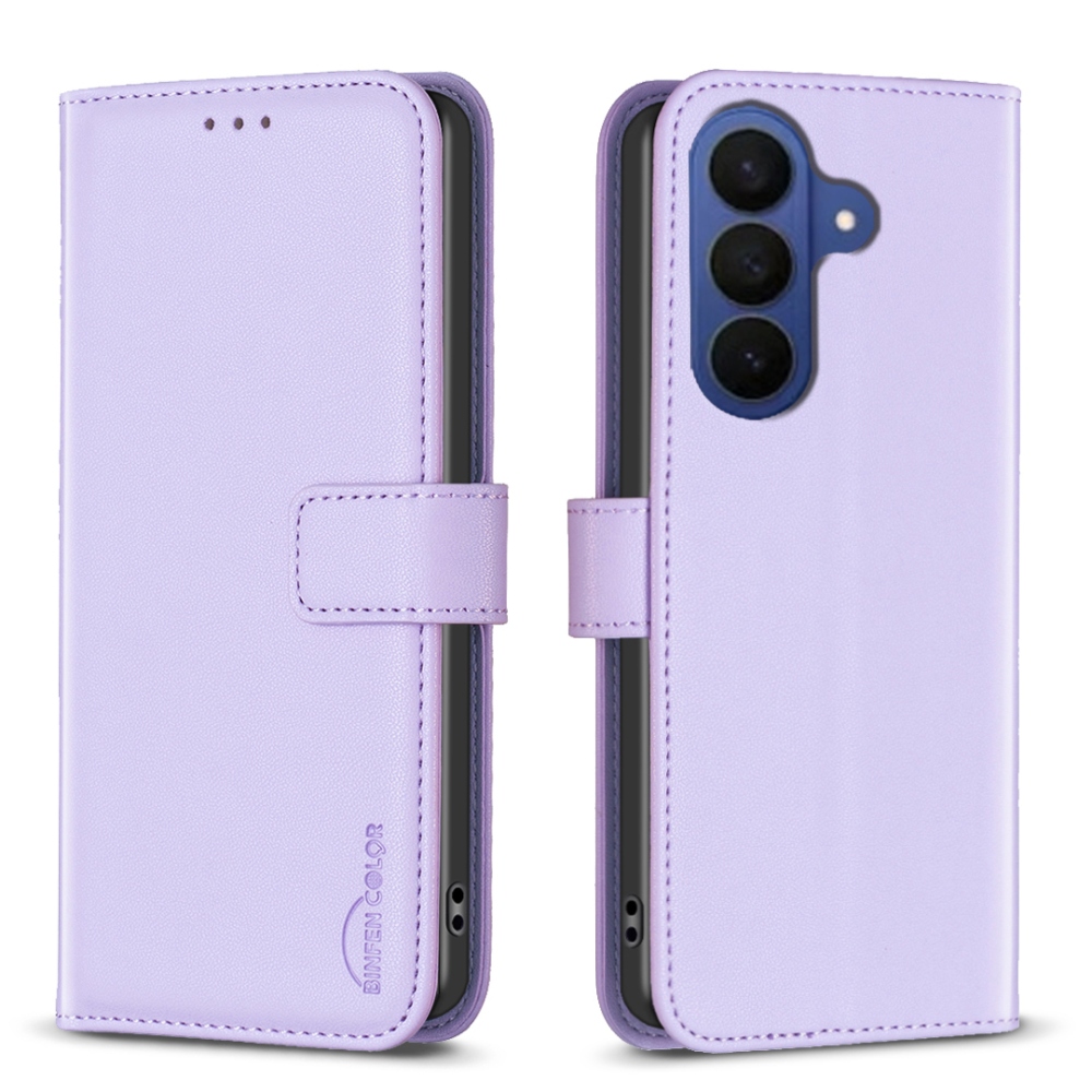 BNF könyvtáska Samsung Galaxy A37 5G - világos lila