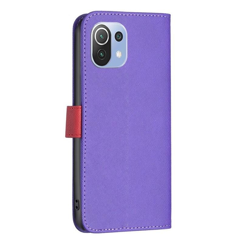 BNF könyvtáska Xiaomi Mi 11 Lite 4G/5G/11 Lite 5G NE - lila