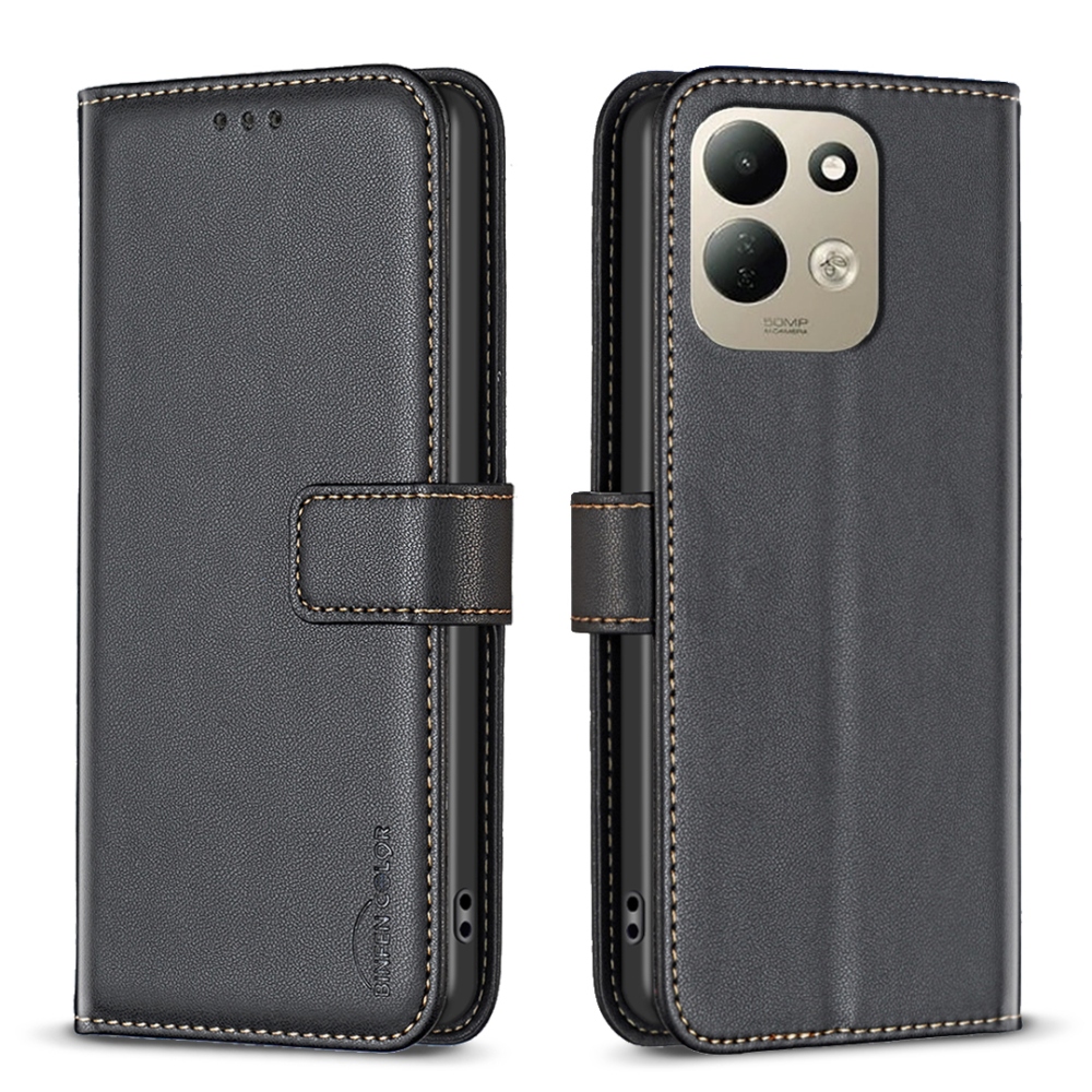 BNF könyvformájú tok a Xiaomi Redmi 17 4G/5G-hez – fekete