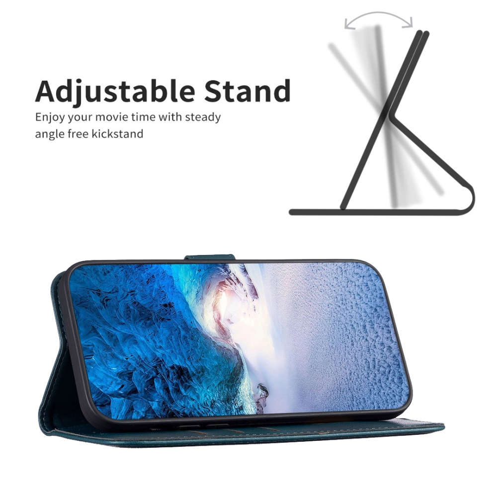 BNF könyvformájú tok a Xiaomi Redmi 17 4G/5G-hez – zöld
